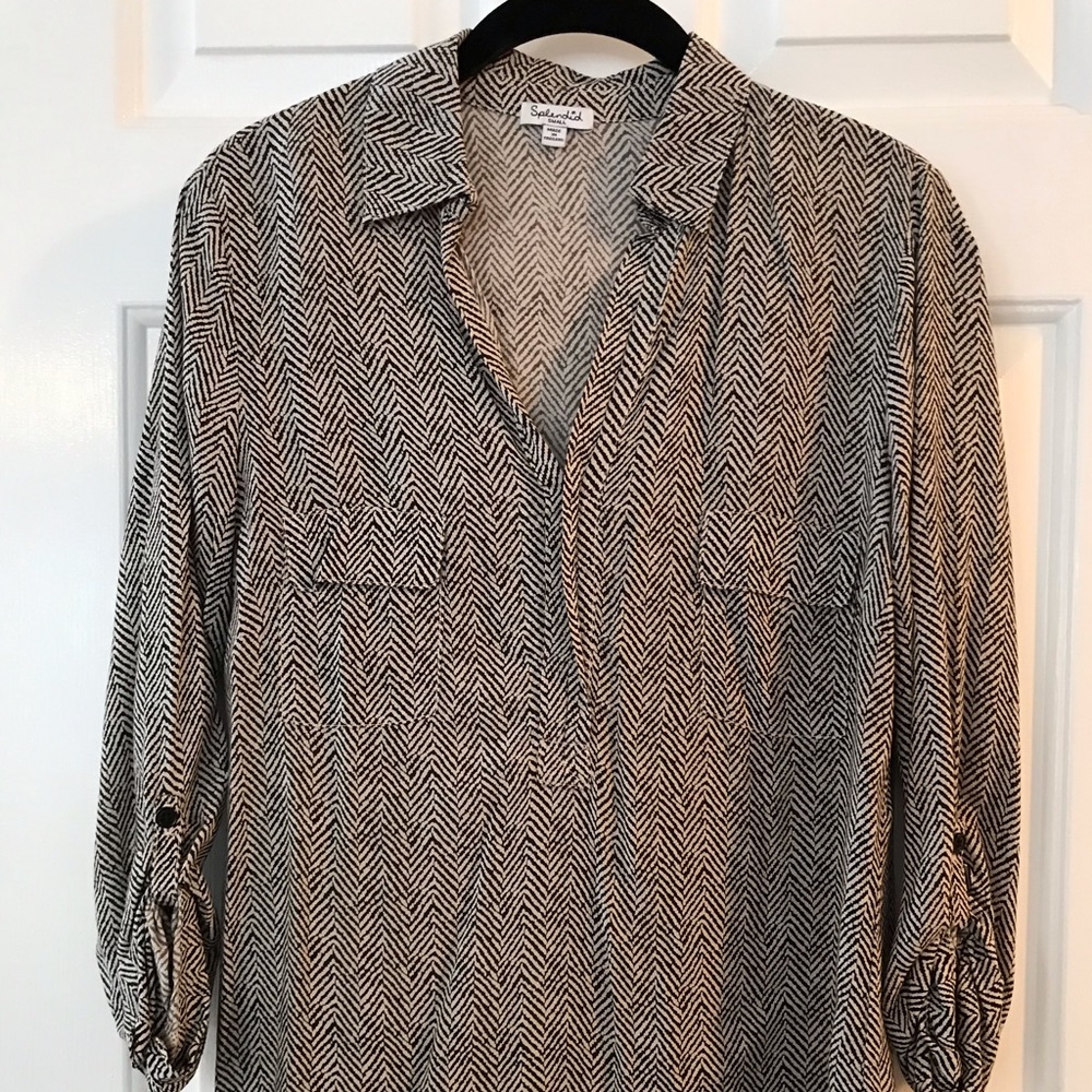 Splendid 3/4 length sleeve blouse